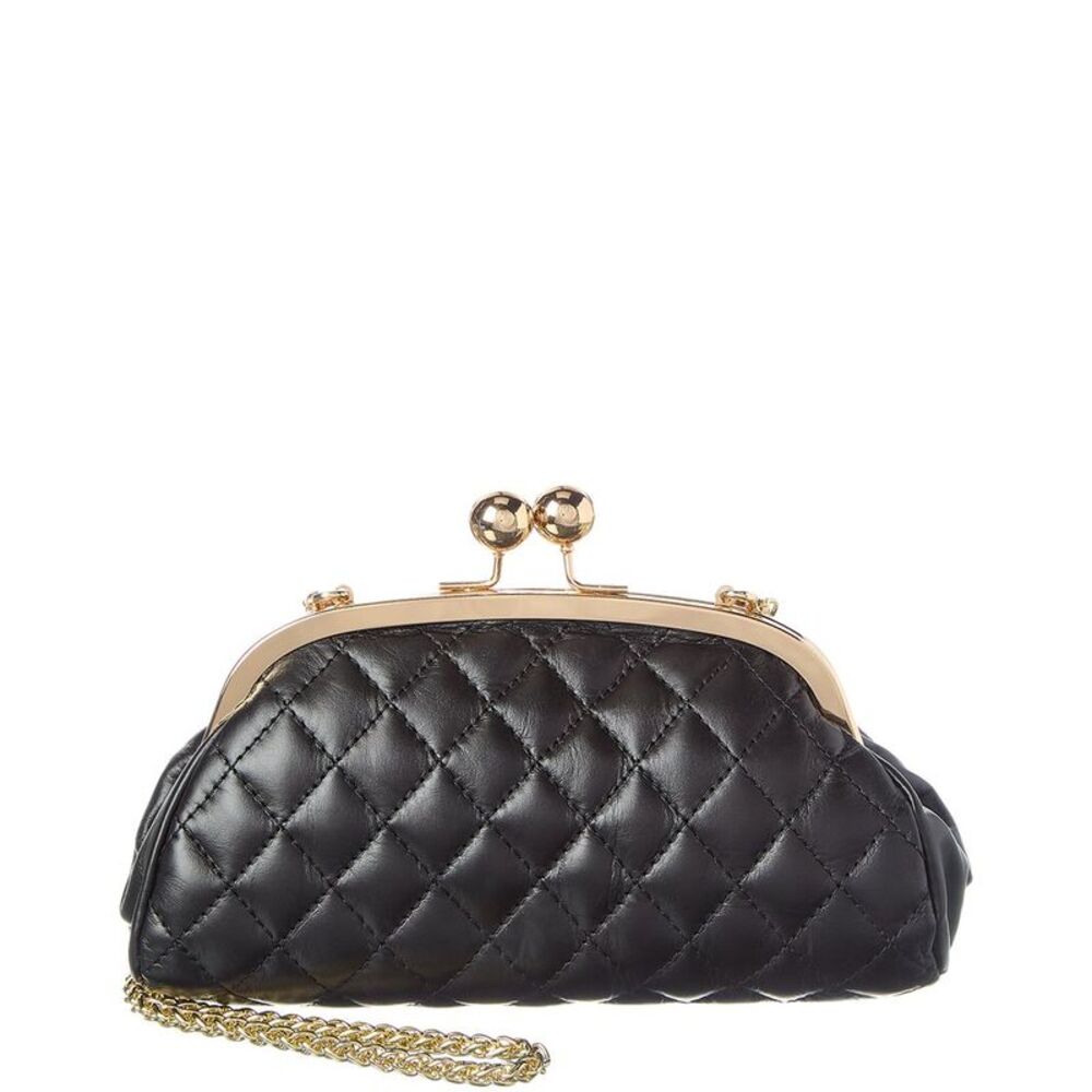 Isabella Rossetti Alethea Leather Handbag, Black